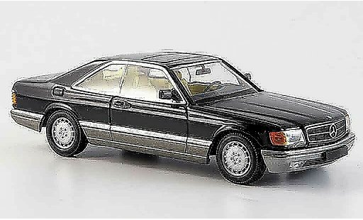 Mercedes 560 Coupe 1/43 Minichamps noire 1986 miniature
