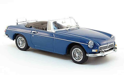 MG B Roadster 1/43 Minichamps bleu 1968 miniature