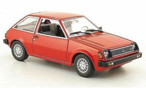 Mitsubishi Colt Base 1/43 Minichamps rouge 1978 miniature
