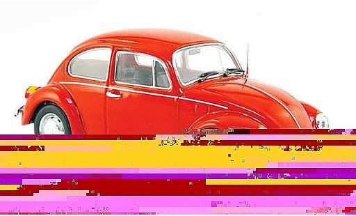 Volkswagen Coccinelle Base 1/43 Minichamps 1200 rouge 1983 miniature