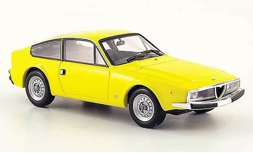 Alfa Romeo Junior Z 1600 1/43 Minichamps jaune 1972 miniature