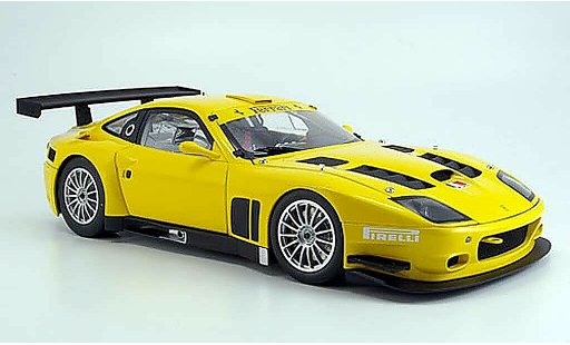 Ferrari 575 GTC 1/18 Kyosho jaune 2005 miniature