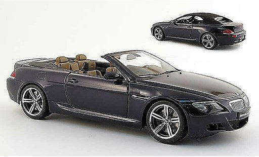 Bmw M6 Cabriolet 1/18 Kyosho E64 bleu 2005 miniature