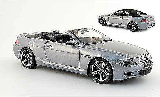 Bmw M6 Cabriolet 1/18 Kyosho E64 grise 2005 miniature
