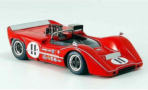 McLaren M6 Base 1/43 Spark B No.11 L. Motschenbacher Las Vegas 1968 miniature