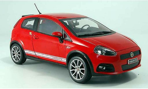 Fiat Grande Punto Abarth esseesse 1/18 Mondo Motors ss rouge miniature