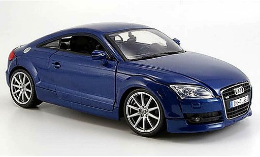 Audi TT coupe 1/18 Motormax bleu 2007 miniature