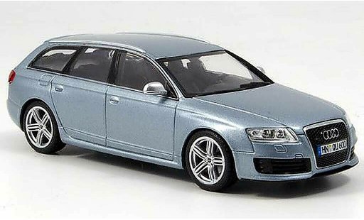 Audi RS6 avant 1/43 Minichamps grise bleu 2008 miniature