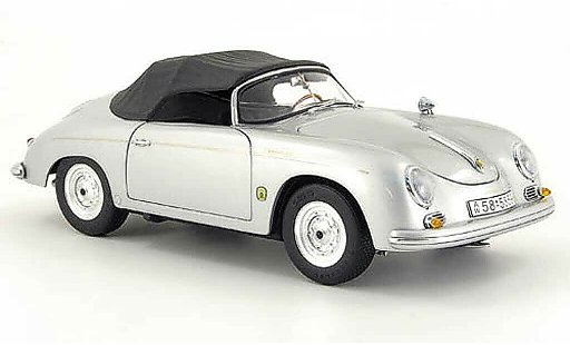 Porsche 356 Speedster 1/18 Schuco grise miniature