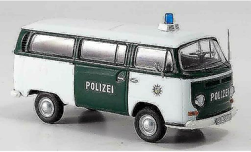 Volkswagen Combi A 1/43 Schuco t2a bus police saarbrucken miniature
