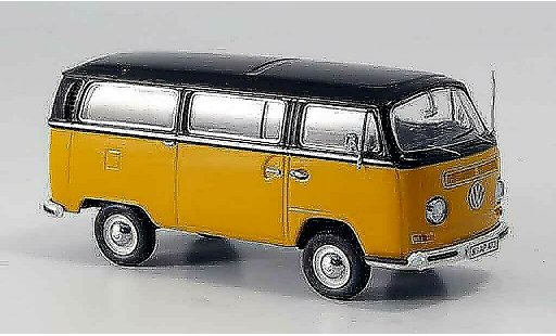 Volkswagen Combi A 1/43 Schuco t2a luxusbus orange noire miniature