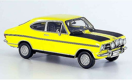 Opel Kadett B B 1/43 Schuco coupe jaune noire miniature