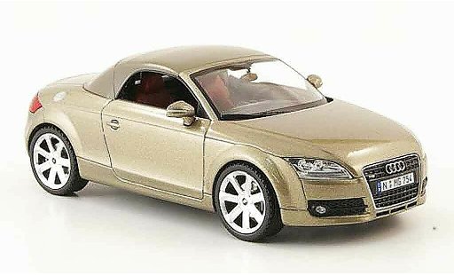 Audi TT roadster 1/43 Schuco beige avec capote capote miniature