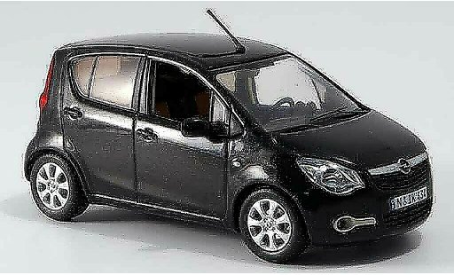 Opel Agila Base 1/43 Schuco noire miniature