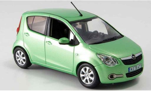 Opel Agila Base 1/43 Schuco verte miniature