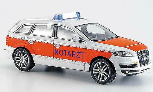 Audi Q7 secours 1/43 Schuco medecin miniature