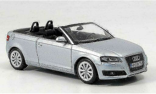 Audi A3 cabriolet 1/43 Minichamps grise 2008 miniature