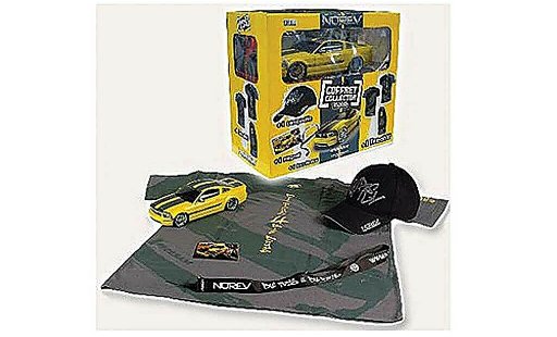 Ford Mustang Cesam 1/18 Norev by Parotech jaune/grise 2007 miniature