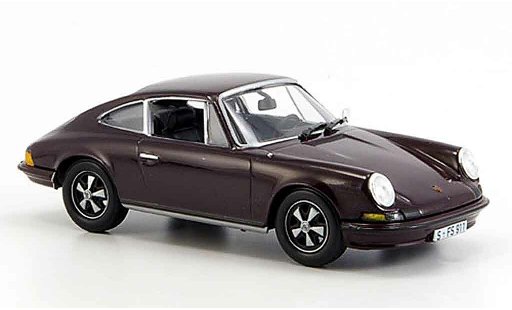 Porsche 911 2.4 1/43 Norev S marron 1973 miniature