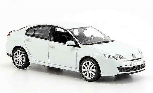 Renault Laguna Base 1/43 Norev blanche 2007 miniature