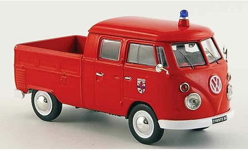Volkswagen Combi Base 1/43 Norev t 1 doppelkabine pompier 1961 miniature