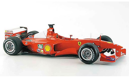Ferrari F1 F2000 1/18 Hot Wheels Elite m. schumacher no.3 gp japan miniature