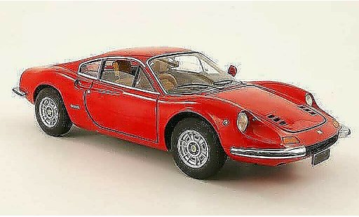 Ferrari Dino GT 1/18 Hot Wheels dino rouge miniature