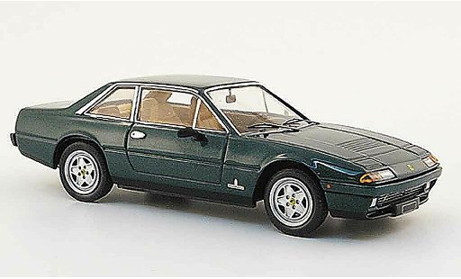 Ferrari 412 Coupe 1/43 Hot Wheels Elite verte 1985 miniature
