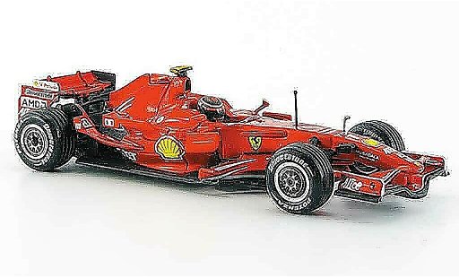 Ferrari F1 F2008 1/43 Hot Wheels k. raikkonen 2008 miniature
