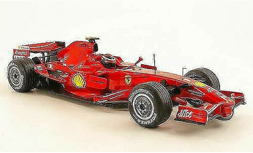Ferrari F1 F2008 1/18 Hot Wheels K. Reikkonen 2008 miniature