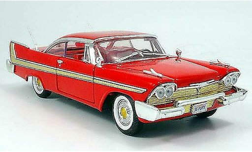 Plymouth Fury Base 1/18 Motormax rouge 1958 miniature