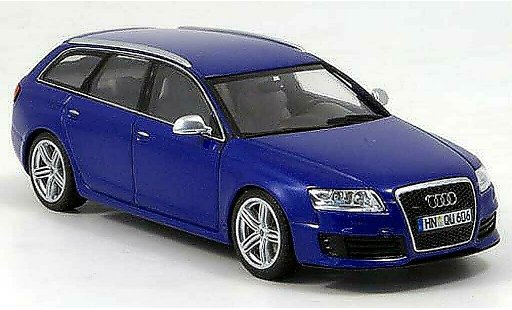 Audi RS6 avant 1/43 Minichamps bleu 2008 miniature