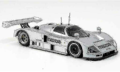 Mazda 787B Test Car 1/43 IXO grise metallisee Version 1991 miniature