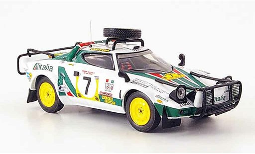 Lancia Stratos Rallye 1/43 IXO hf no.7 safari 1977 miniature