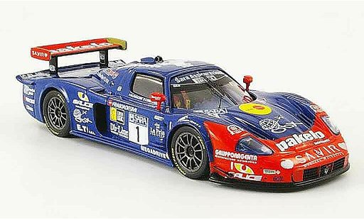 Maserati MC12 Base 1/43 IXO no.1 pakelo gt italien 2005 miniature