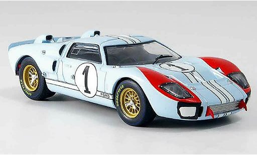 Ford GT40 Mk II 1/43 IXO GT 40 MKII No.1 Miles Hulme Zweiter Le Mans 1966 miniature
