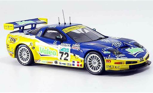 Chevrolet Corvette course 1/43 IXO C6 R No.72 Valeo Le Mans 2006 miniature