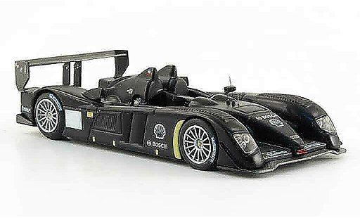 Audi R10 course 1/43 IXO TDI matnoire Test Car 24h Le Mans 2007 miniature