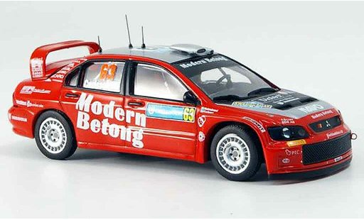 Mitsubishi Lancer Evolution IX 1/43 IXO WRC No.63 Dritter Rally Su&Atilde;&uml;de 2006 miniature