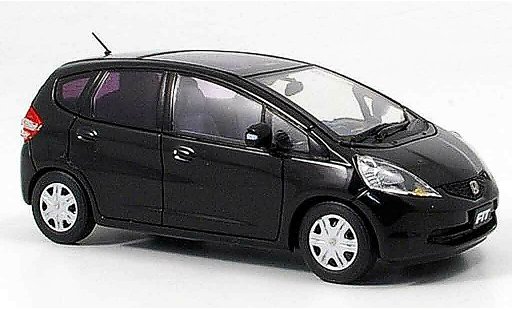 Honda Jazz Skyroof 1/43 Ebbro Fit noire 2008 miniature
