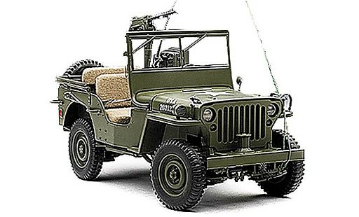 Jeep Willys Militaire 1/18 Autoart U.S. Army olivverte avec Accessoires miniature