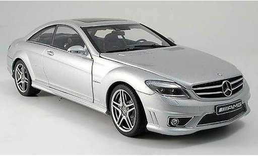Mercedes Classe CL AMG 1/18 Autoart 63 (c 216) grise avec ledersitzen miniature