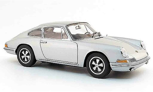 Porsche 911 S 1/18 Autoart grise 1968 miniature