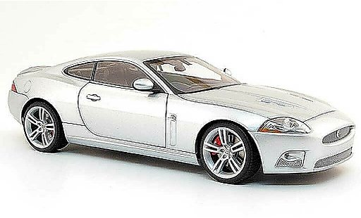Jaguar XKR R coupe 1/18 Autoart grise rechtslenker (rhd) miniature