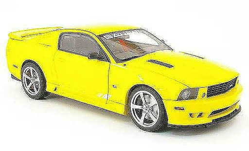 Saleen S281 E 1/18 Autoart s281 extreme jaune miniature