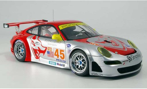 Porsche 911 GT3 RSR 1/18 Autoart 2007 no.44 flying lizard alms miniature