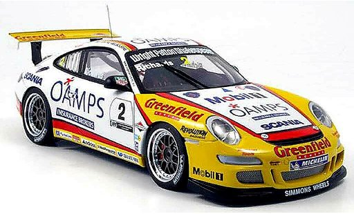 Porsche 911 GT3 CUP 1/18 Autoart 2006 j. richards australian carrera miniature