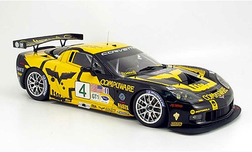 Chevrolet Corvette course 1/18 Autoart C6 r no.4 beratty/gavin alms 2007 miniature