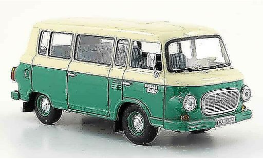 Barkas B 1000 minibus 1/43 IST Models verte beige 1965 miniature