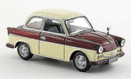 Trabant P50 Base 1/43 IST Models Berline rouge beige 1958 miniature
